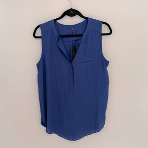NYDJ Cobalt Blue Pleat back Tank